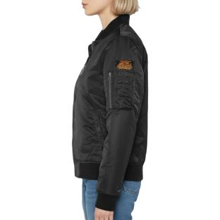 Bomber Noir Femme Schott Femme JET17W vue 0