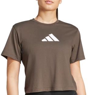 T-Shirt Kaki Femme Adidas Essentials vue 0
