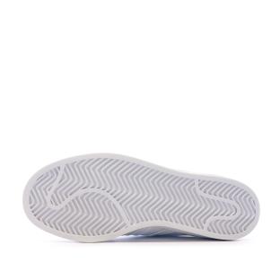 Baskets Blanches Femme Adidas Superstar J vue 5