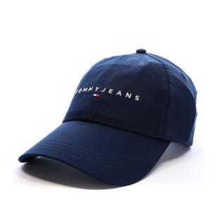 Casquette Marine Mixte Tommy Hilfiger Linear Logo 6 pas cher