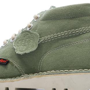 Baskets Vertes Femme Kickers Kick vue 0
