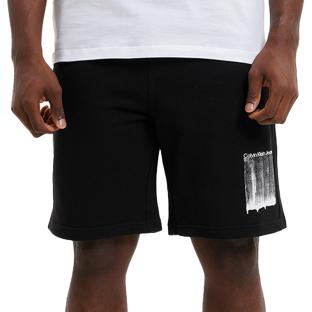 Short Noir Homme Calvin Klein Jeans Stroke pas cher