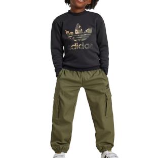 Survêtement Noir Garçon Adidas Crew Set vue 0