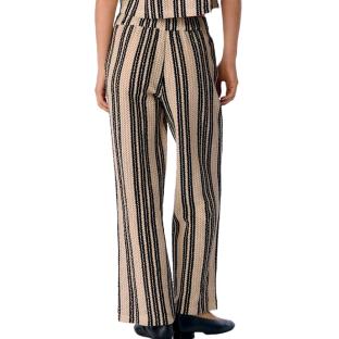 Pantalon Beige/Noir Femme Object Objolaf vue 2
