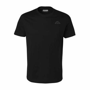 T-shirt Noir Homme Kappa Cafers pas cher