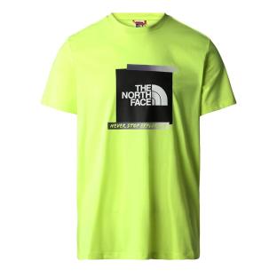 T-shirt Jaune Fluo Homme The North Face Graphic pas cher