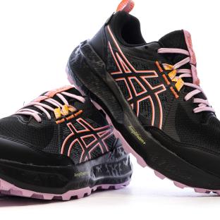 Chaussures de running Noires/Mauve Femme Asics Gel-sonoma 8 vue 7