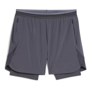 Pantalones cortos de entrenamiento Puma Gris Hombre ver 0