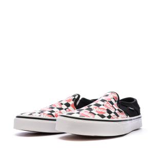 Baskets Blanches/Noires/Roses Femme Vans Asher vue 6