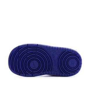 Baskets Blanc/Bleu Garçon Nike Court Borough vue 0