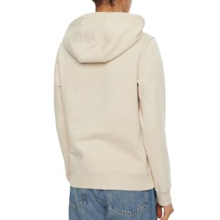 Sweat à Capuche Écru Femme Tommy Hilfiger Flag vue 0