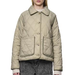 Veste Kaki Femme Pieces Naima pas cher