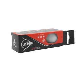 x3 Balles de Tennis de Table Blanc Dunlop Fort Tournament vue 0