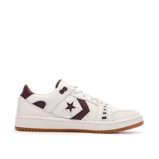 Baskets Blanches Homme Converse Leather vue 2