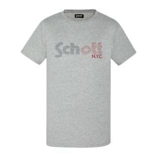T-Shirt Gris Homme Schott TAR22 pas cher