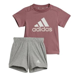 Ensemble Rose/Gris Fille Adidas IZ4975 pas cher