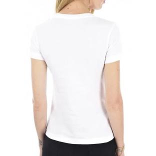 T-Shirt Blanc Femme Calvin Klein Jeans Embroidery Slim vue 2