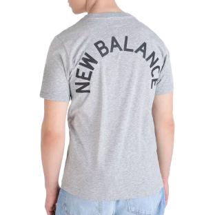T-shirt Gris Homme New Balance Classic Arch vue 2
