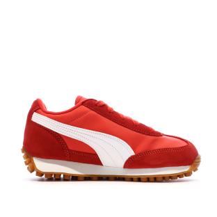 Baskets Rouges/Blanches Garçon Puma Easy Rider vue 2
