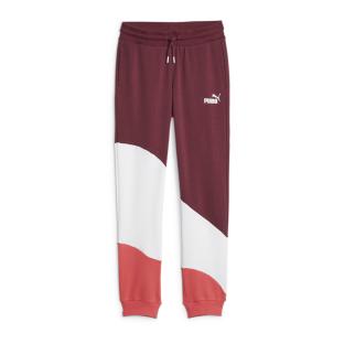 Jogging Rouge Fille Puma Power Colorblock pas cher
