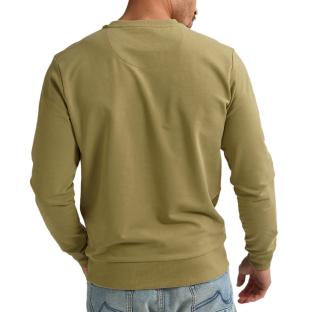 Sweat Vert Kaki Homme Petrol Industries Neck vue 2