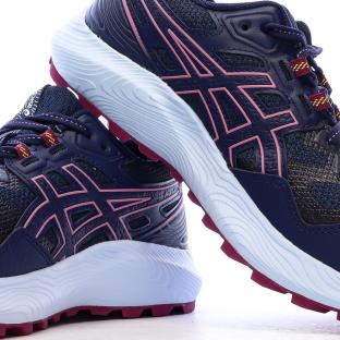 Chaussures de trail Marine/Bleu/Rose Femme Asics Gel-sonoma 7 vue 7