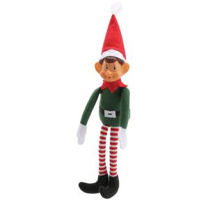 Déco Noël lutin farceur Garçon Atmosphera Zilou 40cm pas cher