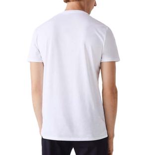 T-shirt Blanc Homme Lacoste TH6710001 vue 0