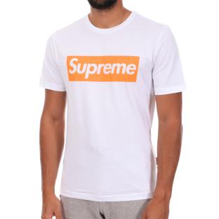 T-shirt Blanc/Orange Femme Supreme Grip Lidia vue 0