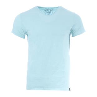 T-shirt Bleu Homme La Maison Blaggio MYKE pas cher
