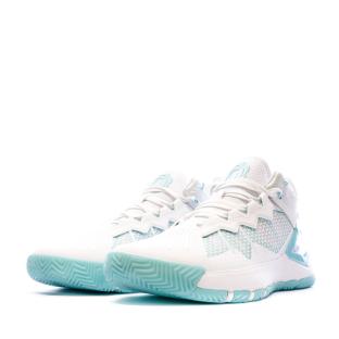 Chaussures de basket-ball Blanche/Bleu Adidas Son Of Chi vue 6