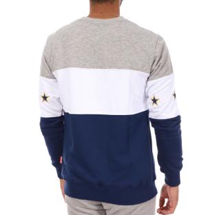 Sweat Gris/Blanc/Bleu Homme Supreme Grip Silac vue 2
