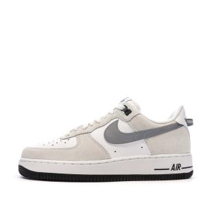 Baskets Blanc/Gris Homme Nike Air Force 1 '07 Lv8 vue 0