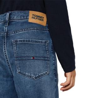 Jean Slim Bleu Garçon Tommy Hilfiger Scanton KB0KB09181 vue 2