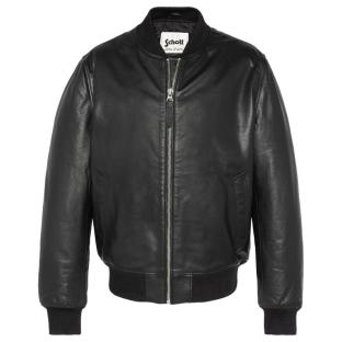 Bomber Noir Homme Schott LCCITY pas cher