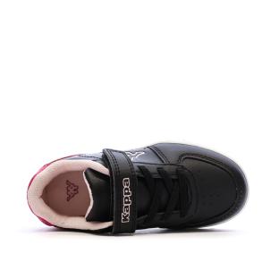 Baskets Noir/Rouge Garçon KAPPA Malone 381Y12W vue 4