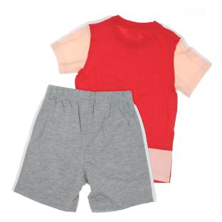 Ensemble Rouge/Gris Fille Adidas Sum vue 2