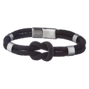 Bracelet Cordon Marin-fermoir Noir Homme Geographical Norway SG-315026 pas cher