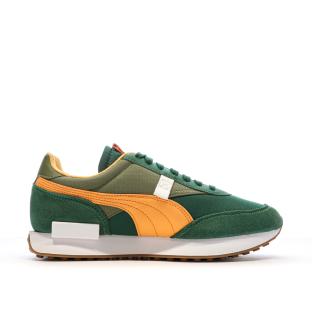 Baskets Vertes/Jaunes Homme Puma Future Rider vue 2