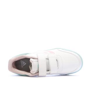 Baskets Blanche/Rose Fille Adidas Tensaur Sport 2.0 vue 0