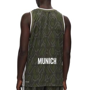 Bayern Munich Maillot Basketball Kaki Homme Adidas BSTN vue 0