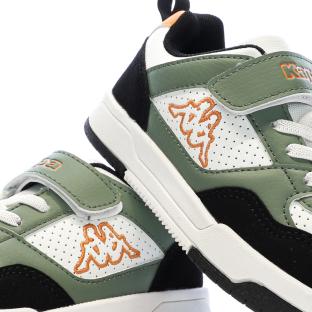 Baskets Blanches/Vertes Garçon Kappa Manis vue 0
