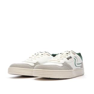 Schott Darcy Men's White/Grey/Green Sneakers Photo of the Espace des Marques %store% store - view of %key%