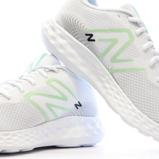 Chaussures de Running Blanches/Verte Homme New Balance 411 vue 7