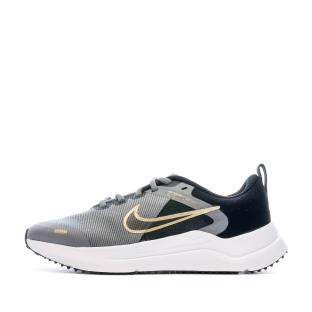 Chaussures de Running Gris/Doré Enfant Nike Downshifter 12 pas cher