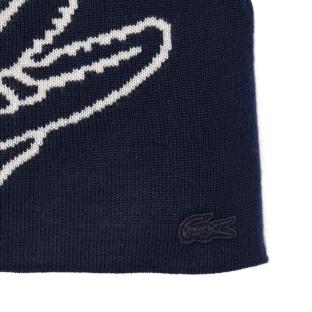 Gorro Lacoste Bordado Azul Marino/Blanco, Hombre ver 0