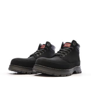 Boots Noir Homme Schott Elland vue 6