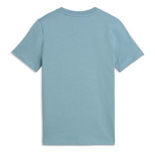 T-Shirt Bleu Garçon Puma Ess Centered Cat vue 0
