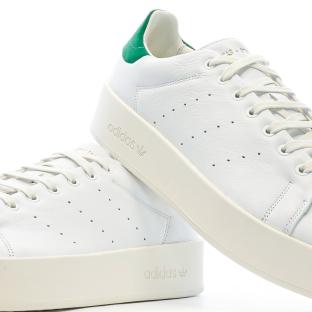 Baskets Blanches/Vert Homme Adidas Stan Smith Relasted vue 7
