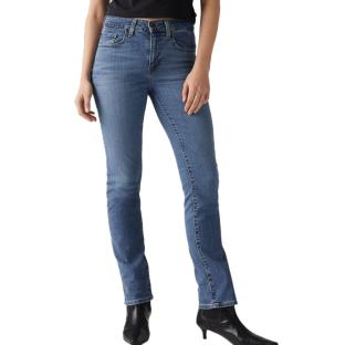 Jeans 724 Bleu Foncé High Rise Straight Med pas cher